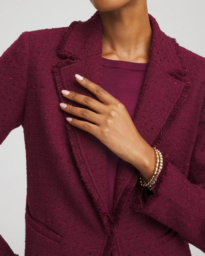 Tweed Fringe Blazer - Chico's