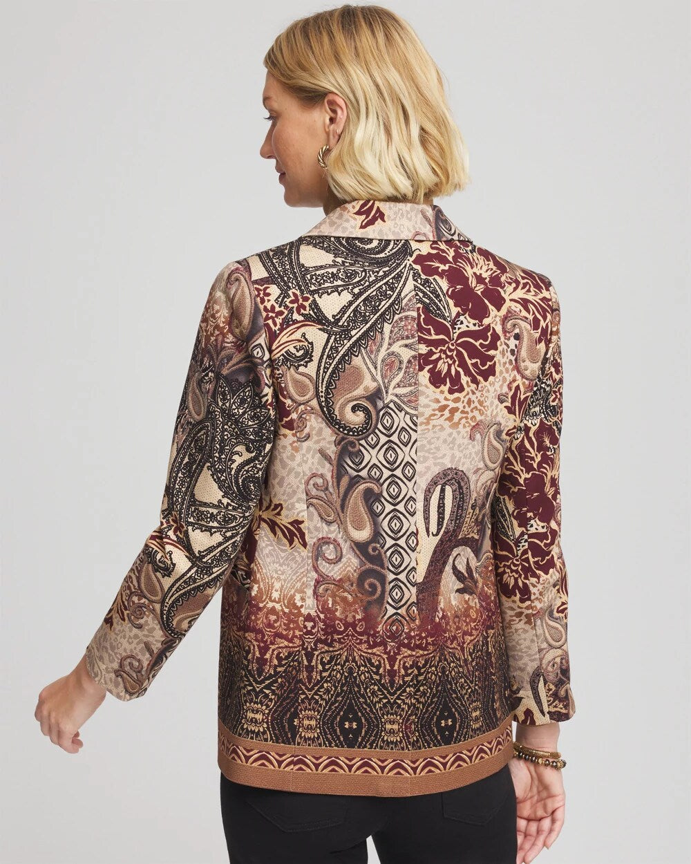 Artisanal Print Ponte Blazer - Chico's