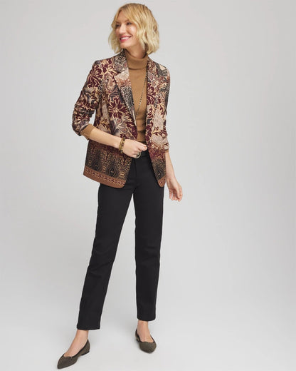 Artisanal Print Ponte Blazer - Chico's