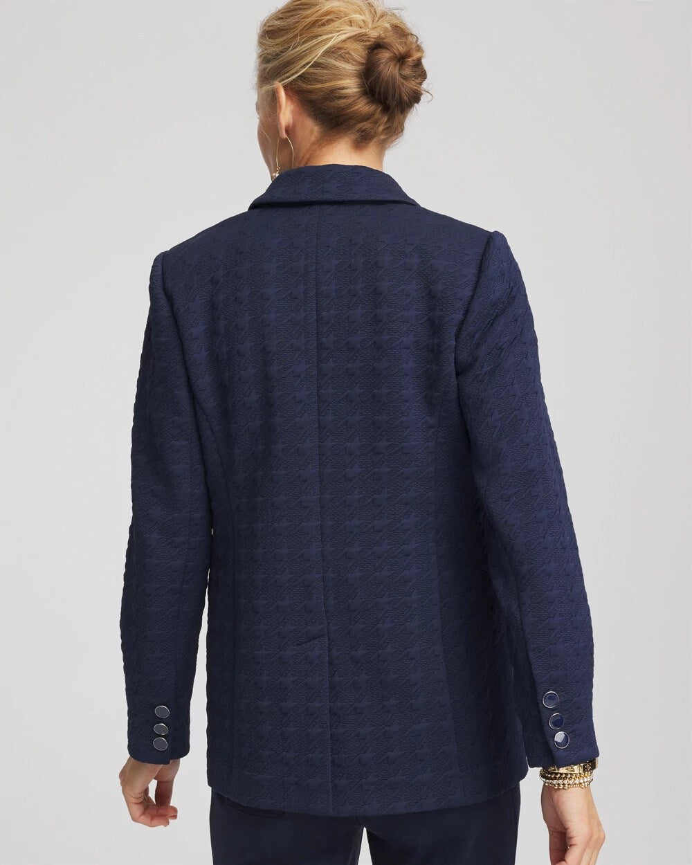 Textured Single-Breasted Knit Blazer - Chico's
