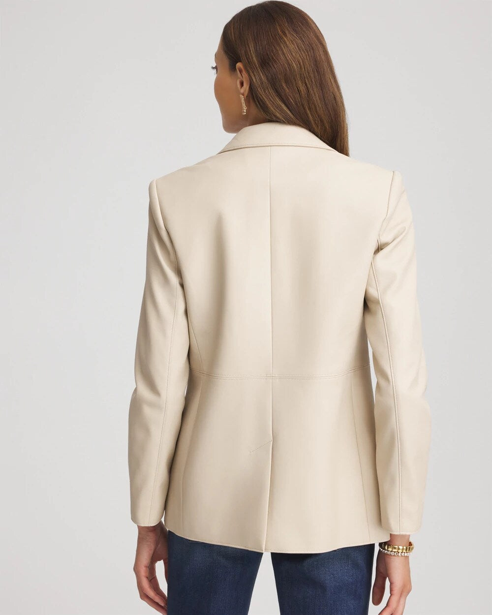 Faux Leather Blazer - Chico's