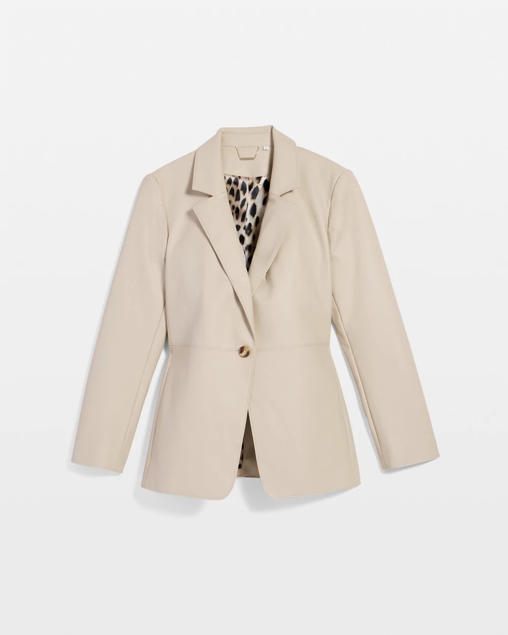 Faux Leather Blazer - Chico's