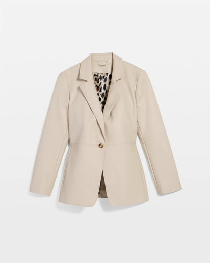 Faux Leather Blazer - Chico's