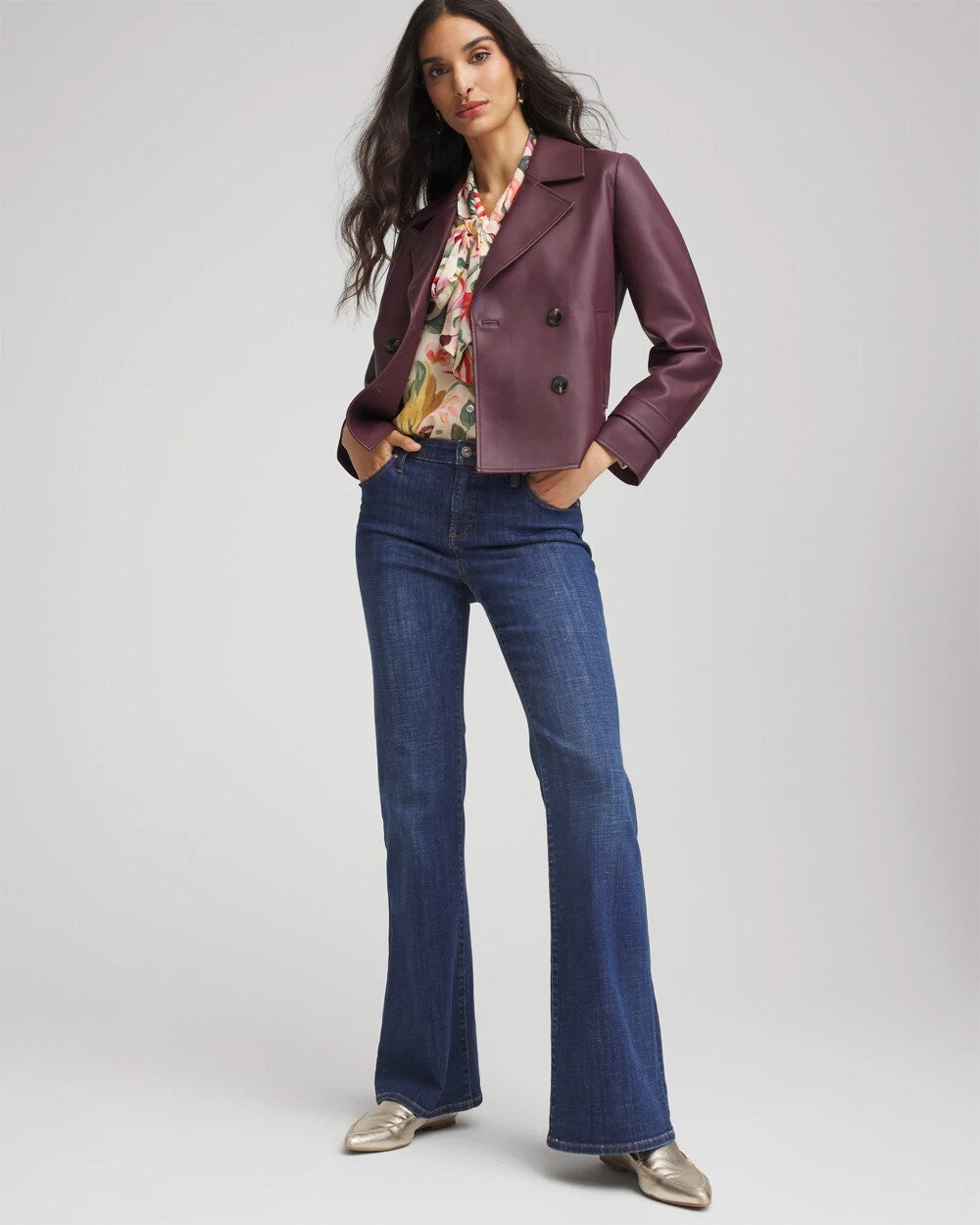 Faux Leather Trench Coat - Chico's