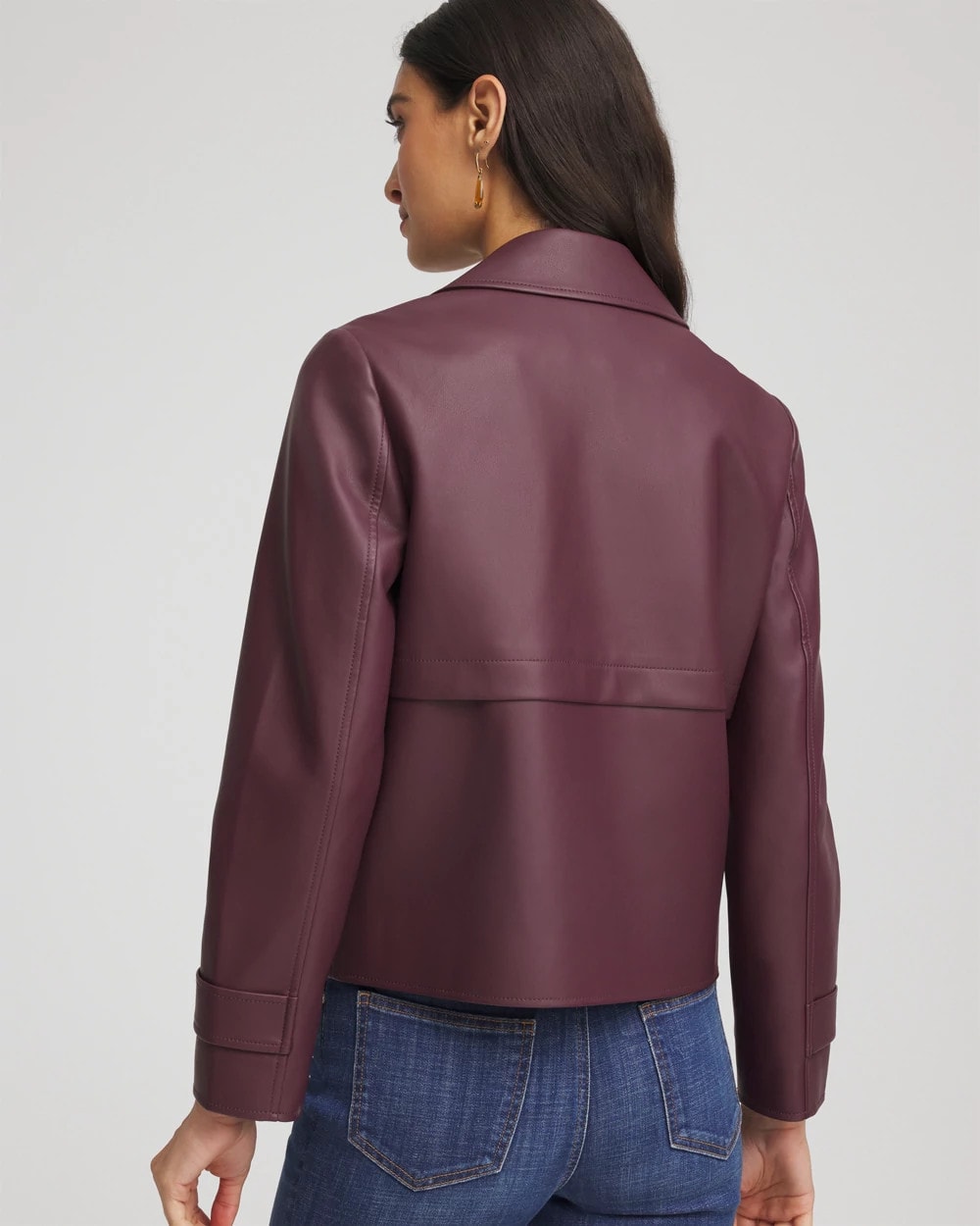 Faux Leather Trench Coat - Chico's