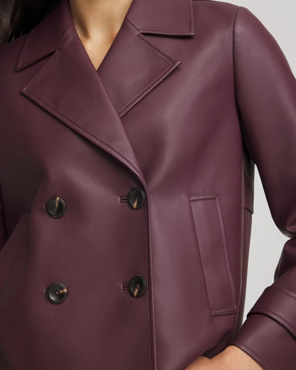 Faux Leather Trench Coat - Chico's