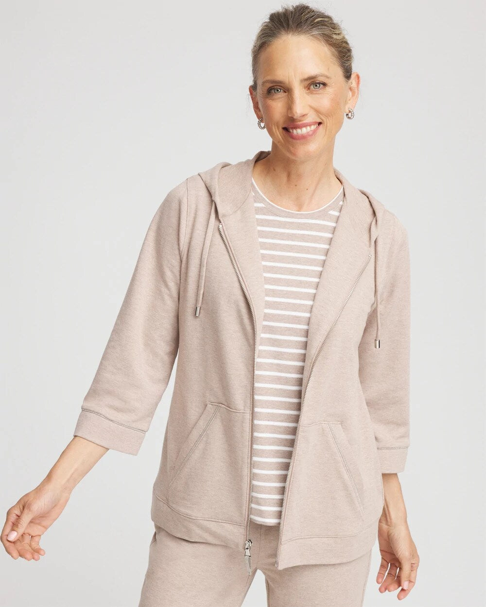 Zenergy® French Terry Full-Zip Jacket - Chico's