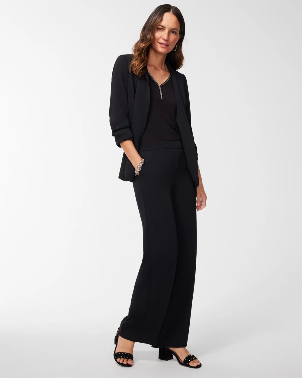 Ruched Sleeve Blazer - Chico's