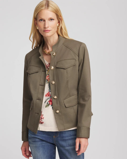 Peplum Field Jacket - Chico's