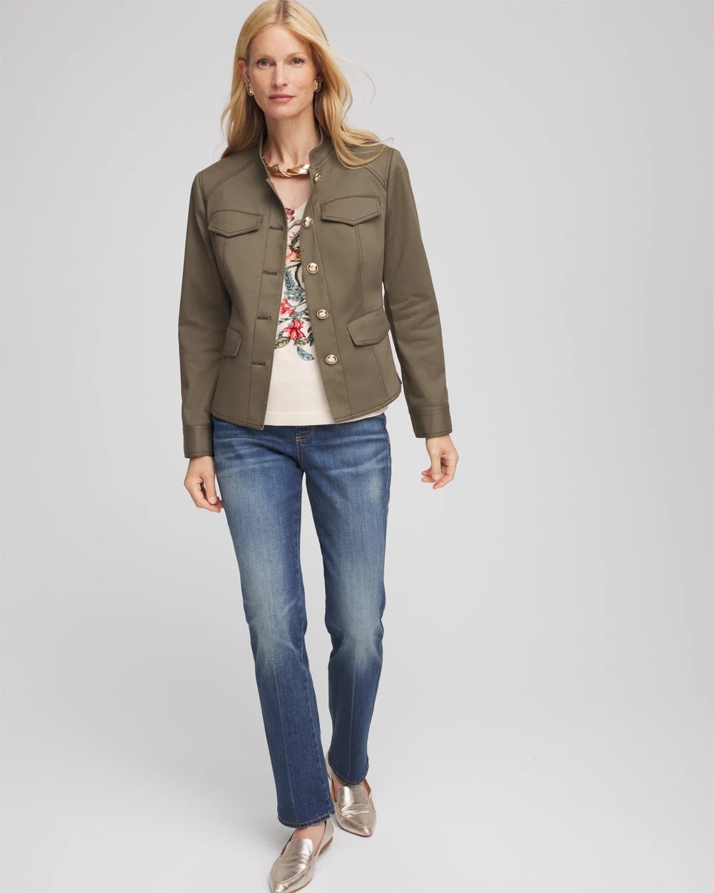 Peplum Field Jacket - Chico's