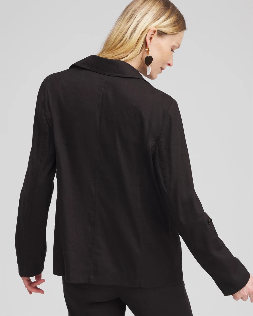 Linen Blend Stretch Blazer - Chico's