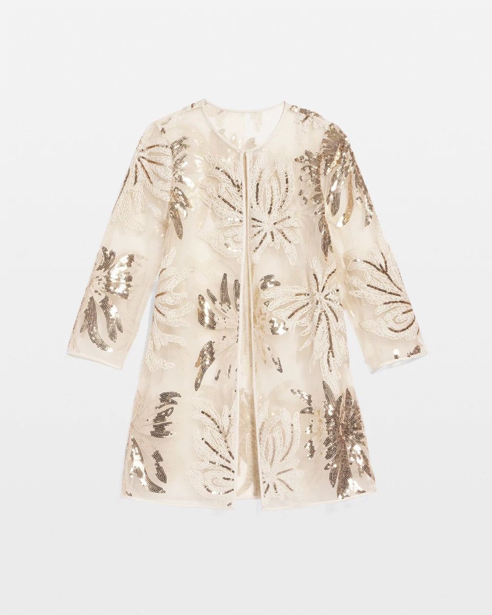Travelers™ Collection Sequin-Mesh Jacket - Chico's