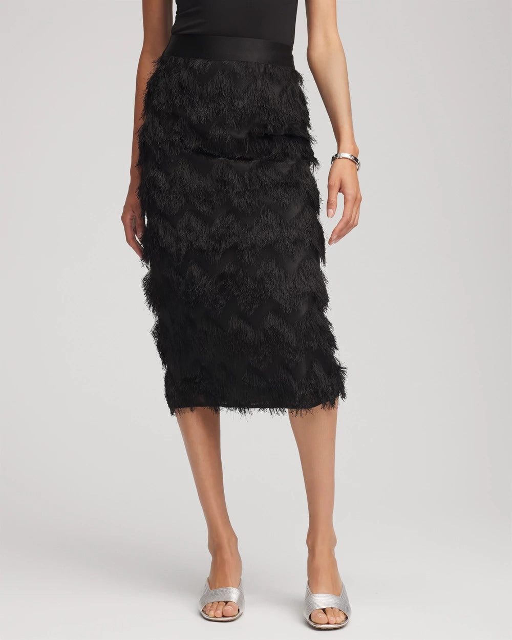 Chevron Fringe Party Skirt - Chico's