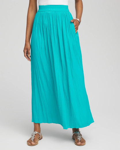 Pull-on Pleated Maxi Skirt - Chico's