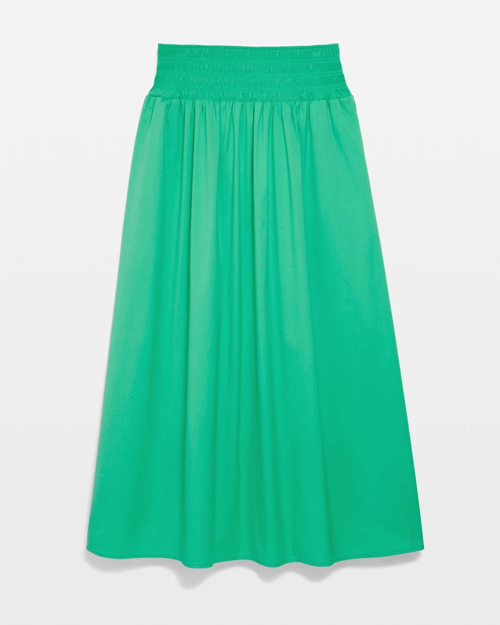 Poplin Smocked Waist Skirt - Chico's