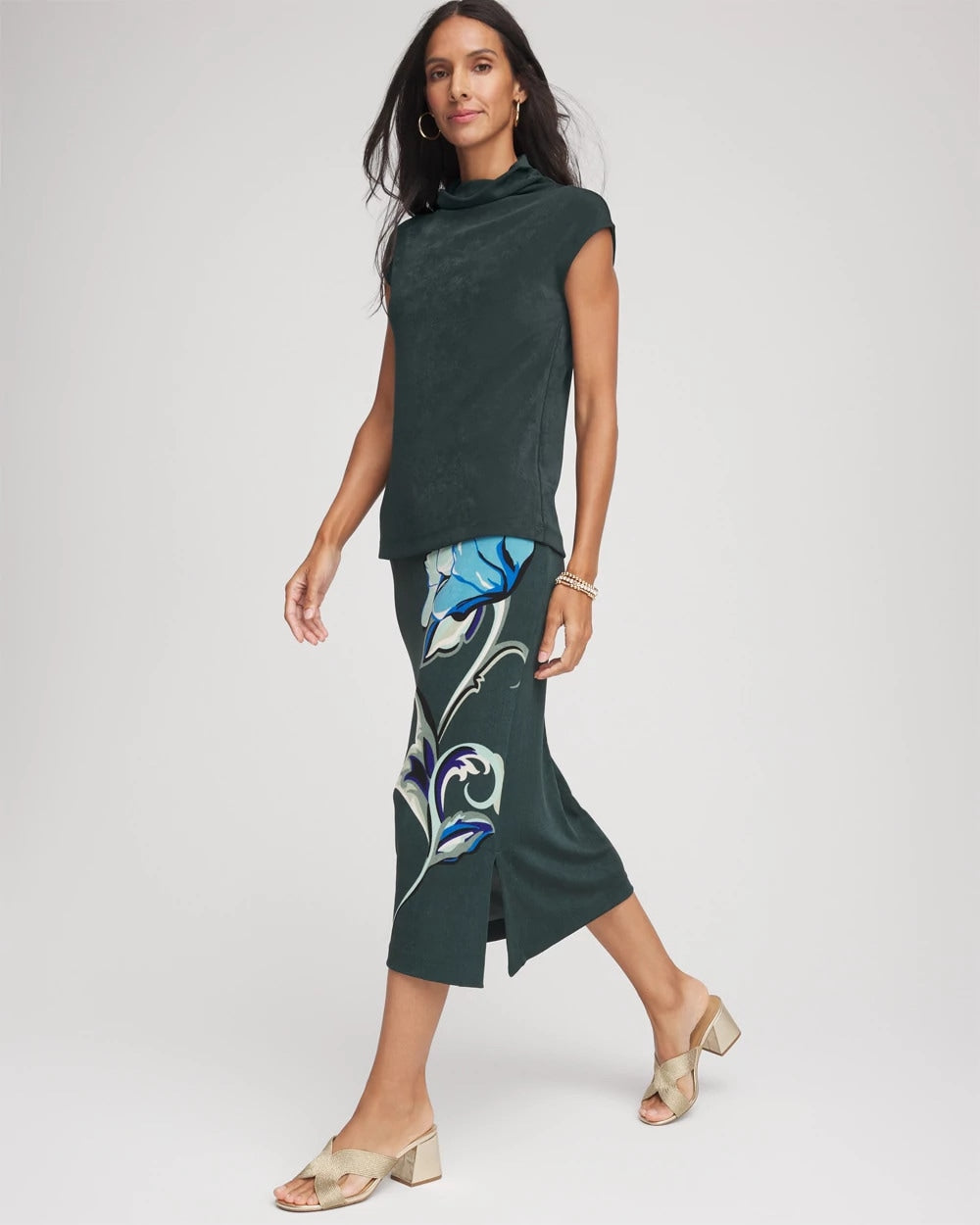 Travelers™ Artisanal Midi Skirt - Chico's