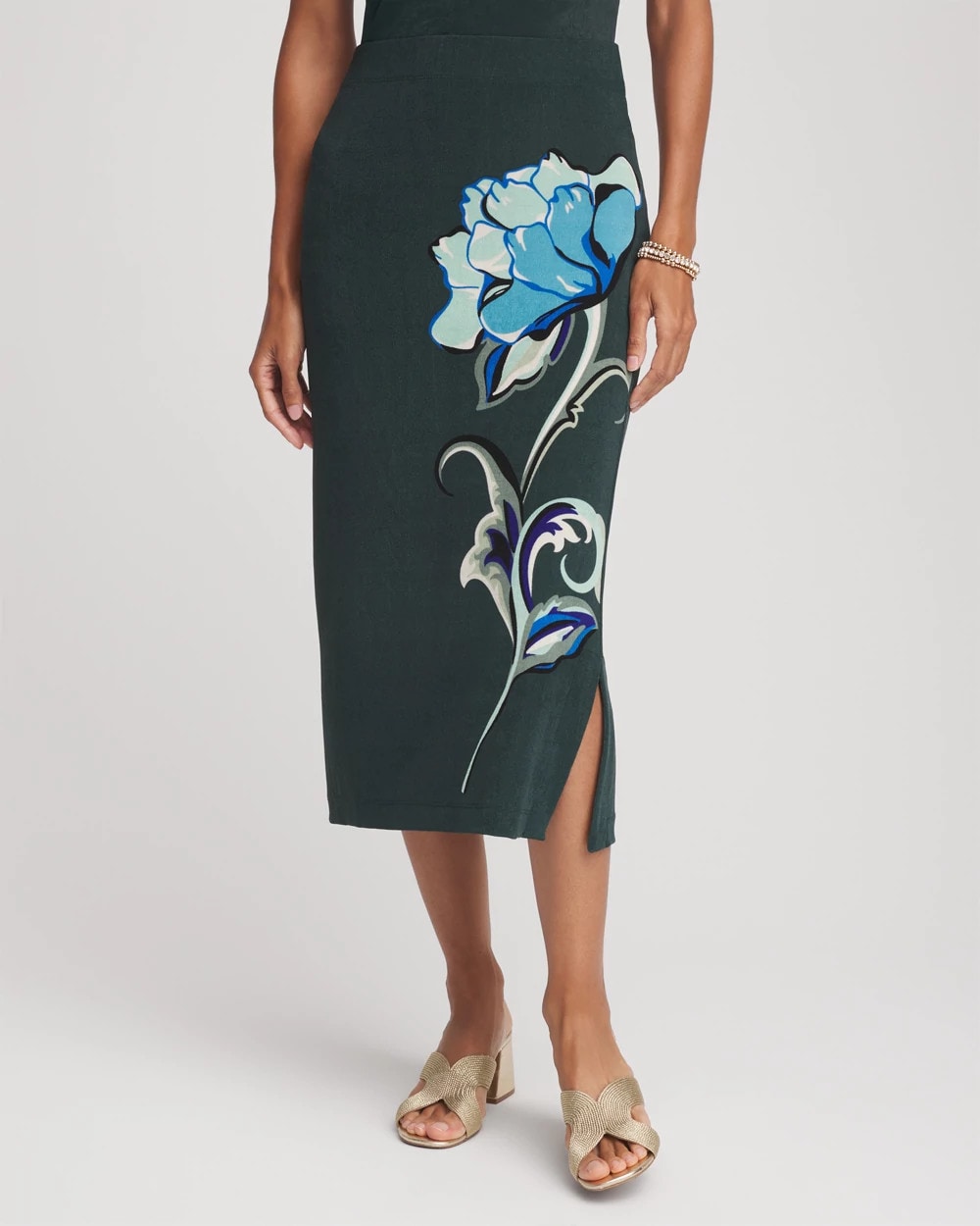 Travelers™ Artisanal Midi Skirt - Chico's