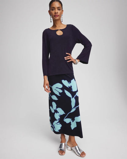 Travelers™ Midi A-line Skirt - Chico's