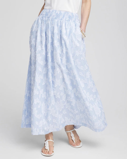 Floral Jacquard Maxi Skirt - Chico's