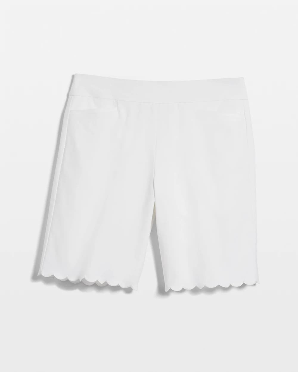 Brigitte™ Pull-On Scallop-Hem Shorts - Chico's