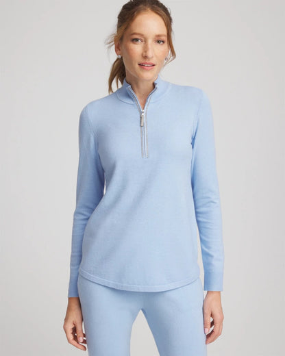 Zenergy® Luxe Half-Zip Pullover Top - Chico's