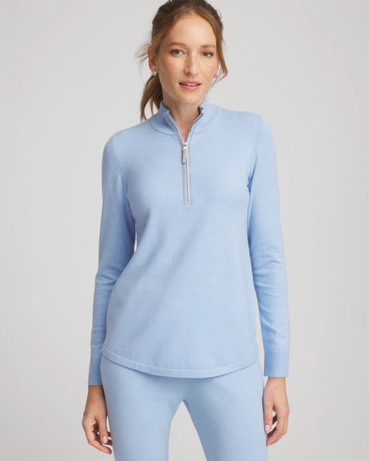 Zenergy® Luxe Half-Zip Pullover Top - Chico's