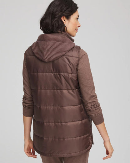 Zenergy® Quilted Hooded Vest - Chico's