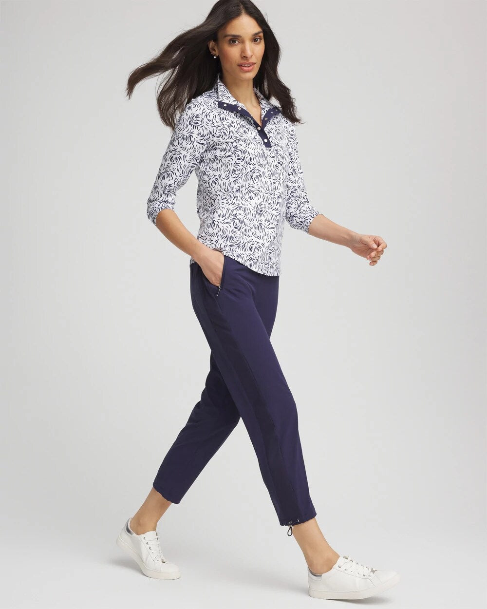 Zenergy® UPF Rib Mix Cropped Pants - Chico's