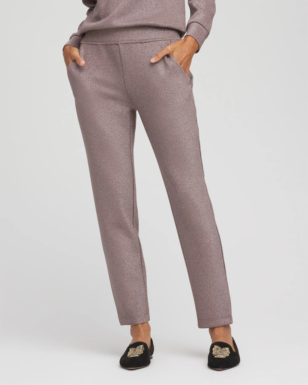 Zenergy® Sparkle Tapered Ankle Pants - Chico's