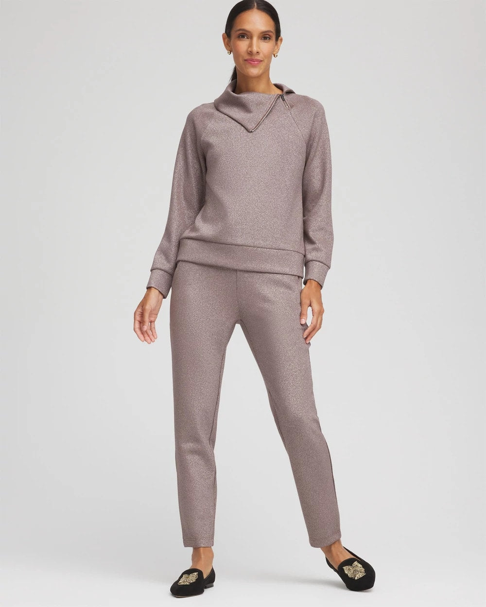 Zenergy® Sparkle Tapered Ankle Pants - Chico's