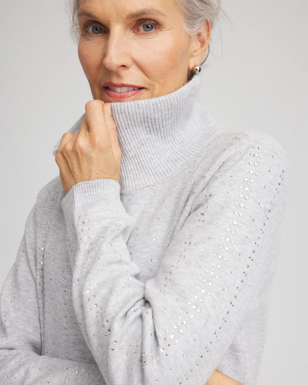 Zenergy® Luxe Diamante Zip Cardigan - Chico's