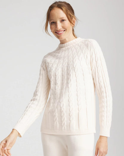 Zenergy® Luxe Cable Sweater - Chico's