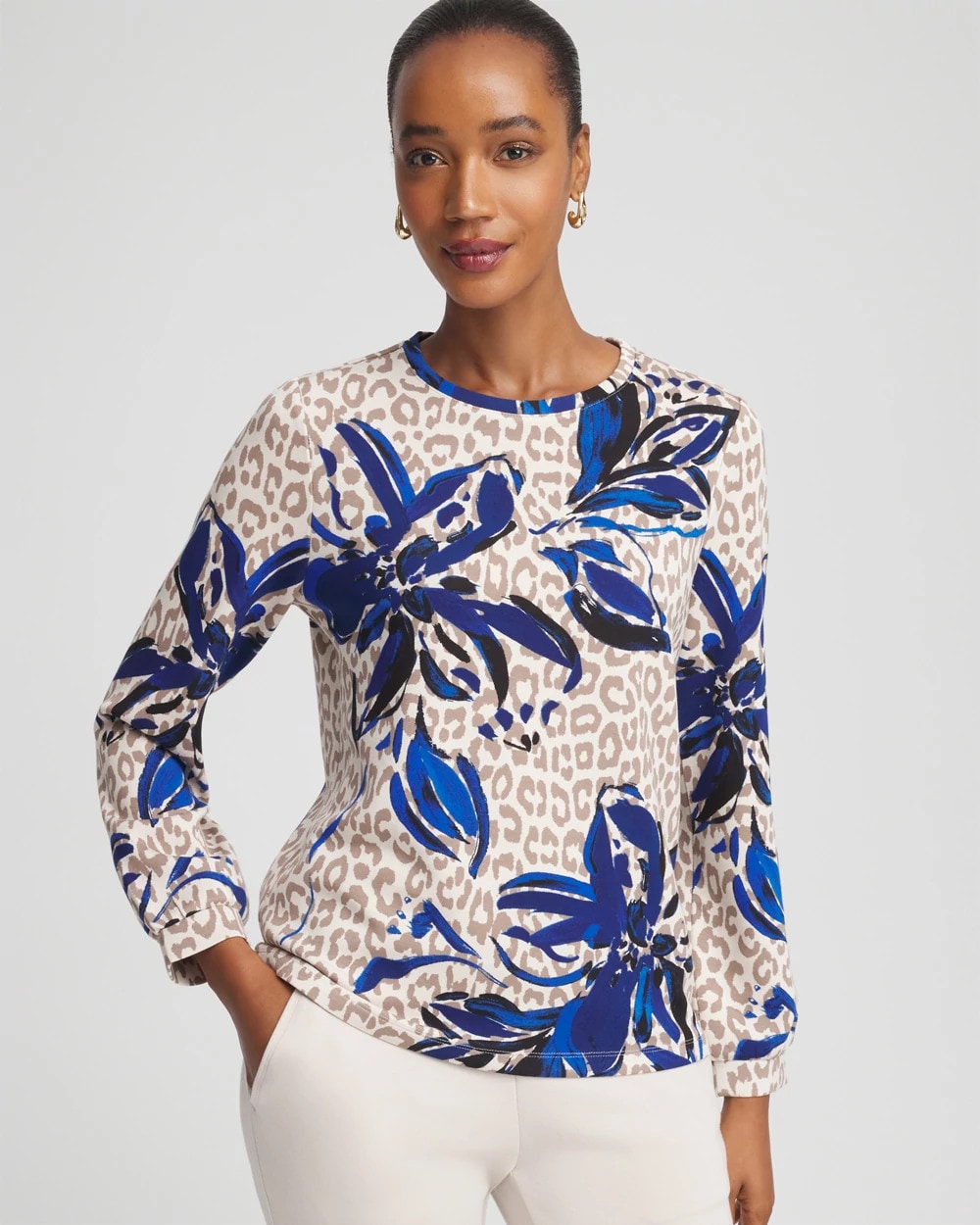 Zenergy® Soft Animal Print Top - Chico's