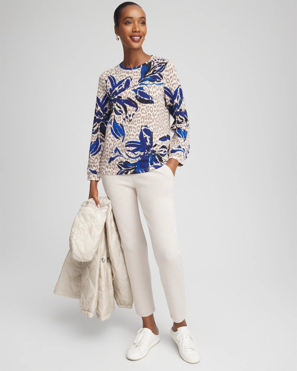 Zenergy® Soft Animal Print Top - Chico's