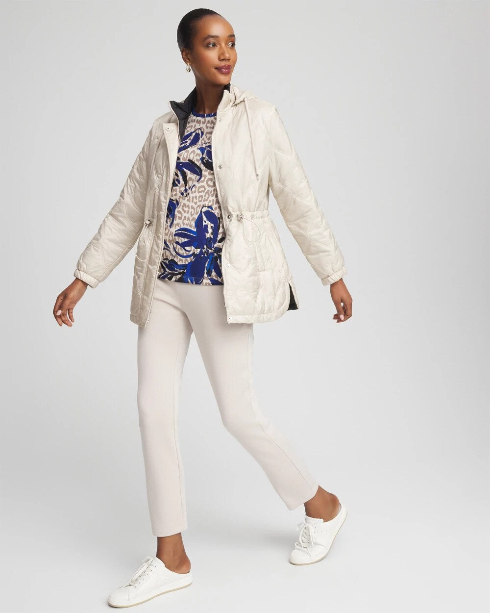Zenergy® Water-Resistant Quilted Anorak Jacket - Chico's