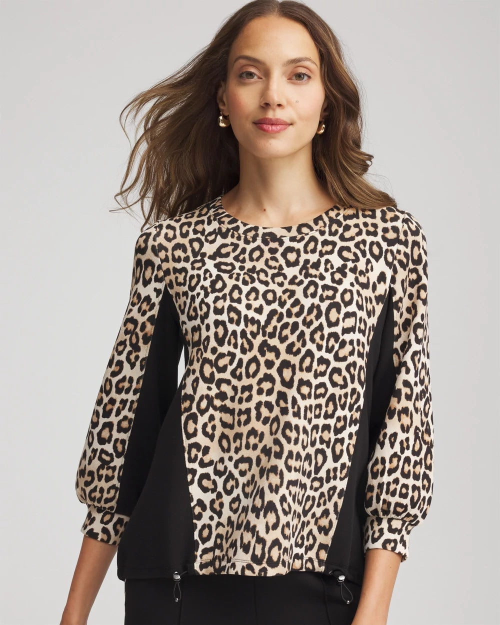 Zenergy® Animal-Print Bungee Top - Chico's