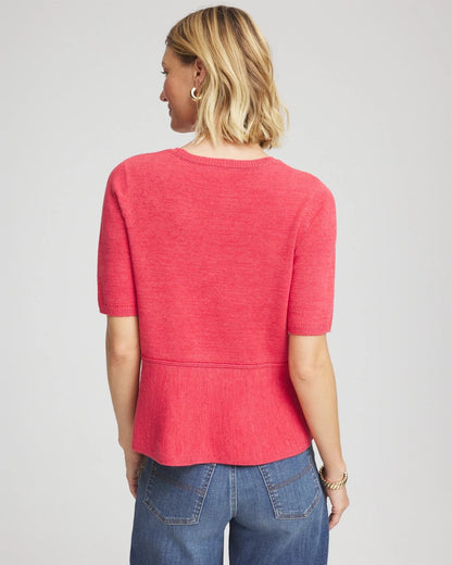 Pullover Peplum Sweater - Chico's
