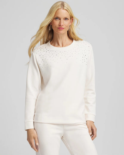 Zenergy® Rhinestone Pullover Top - Chico's