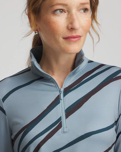 Zenergy® UPF Morocco Zip-Front Pullover - Chico's