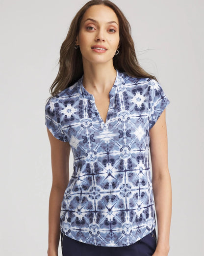 Zenergy® UPF Printed Polo Top - Chico's