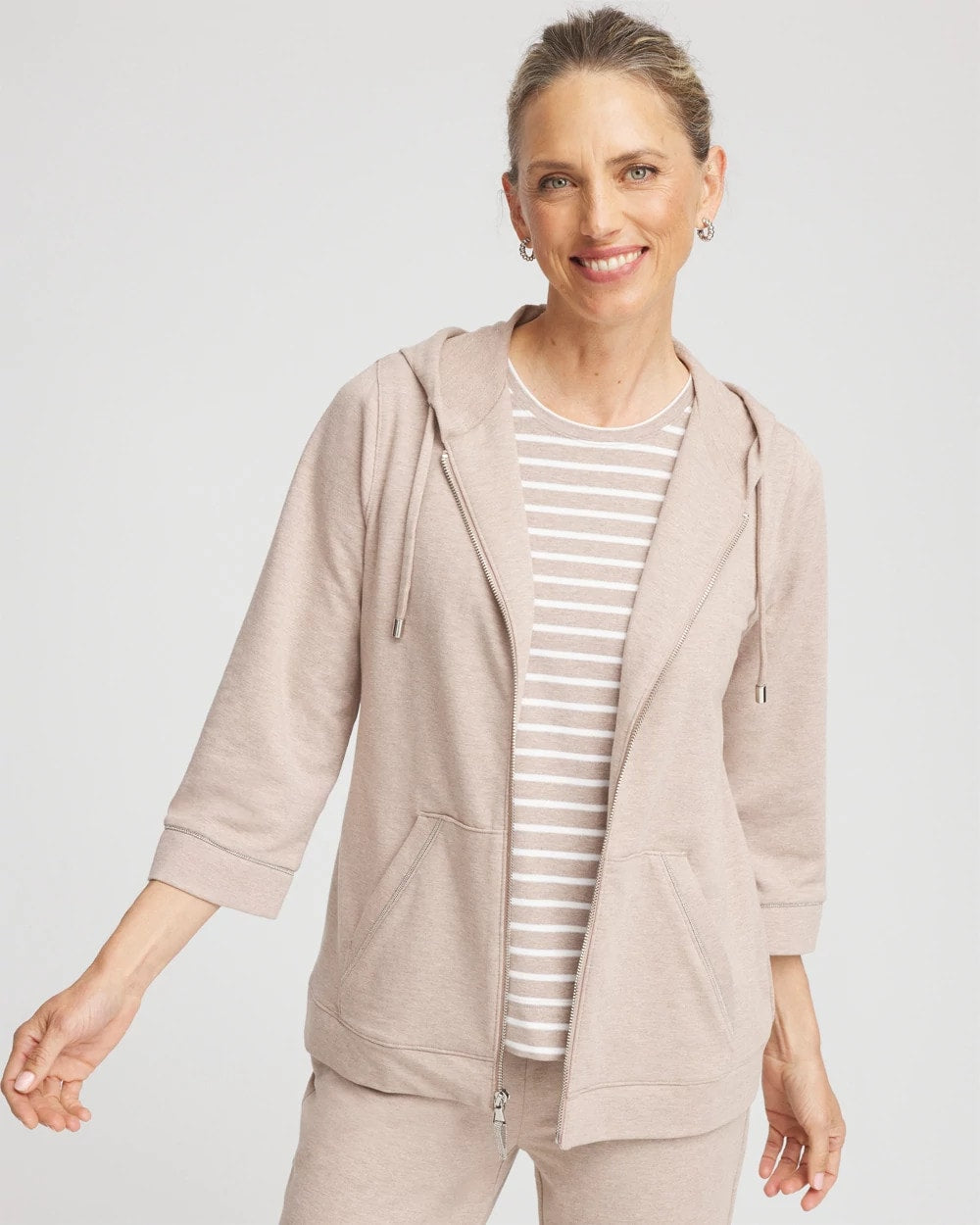 Zenergy® French Terry Full-Zip Jacket - Chico's