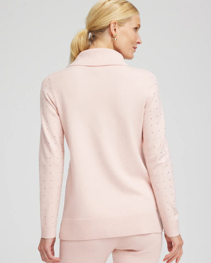 Zenergy® Luxe Diamante Cowlneck Tunic - Chico's