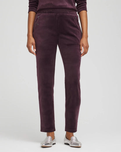 Zenergy® Velour Tapered Ankle Pants - Chico's