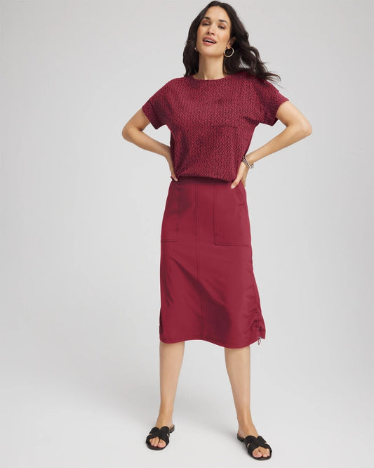 Zenergy® UPF Bungee-Hem Pull-On Skirt - Chico's
