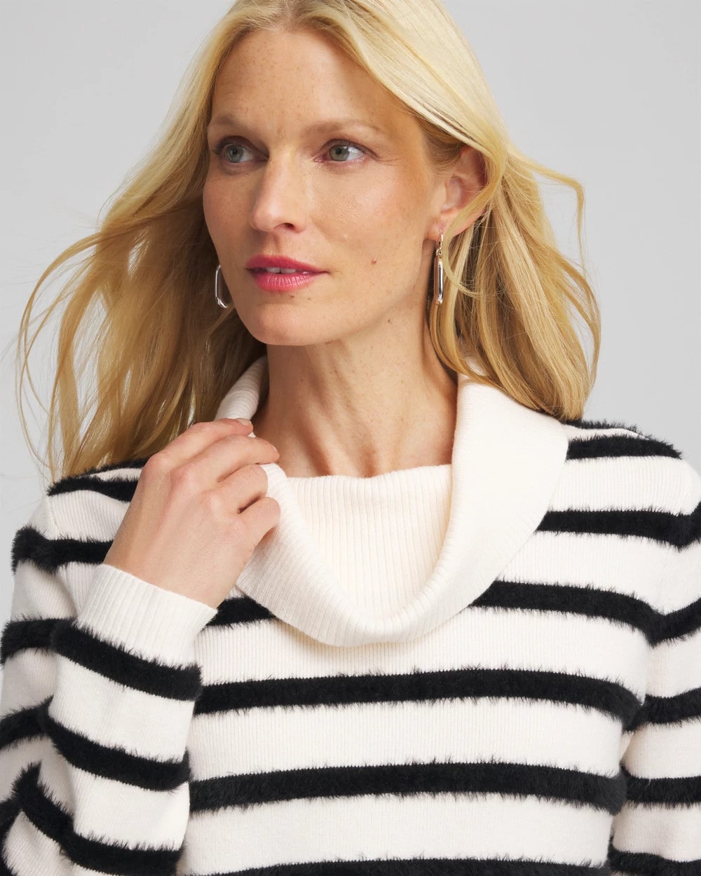 Zenergy® Luxe Eyelash Striped Sweater - Chico's