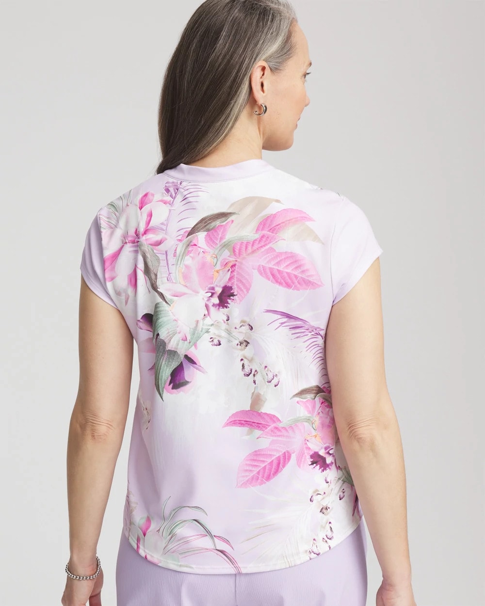 Zenergy® UPF Floral Polo - Chico's