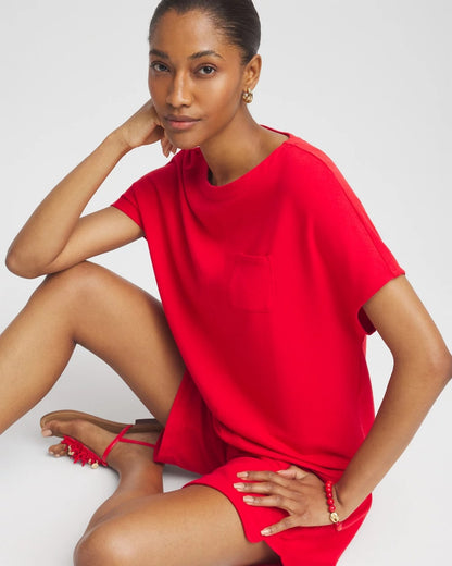 Zenergy® French Terry Pocket Shirt - Chico's