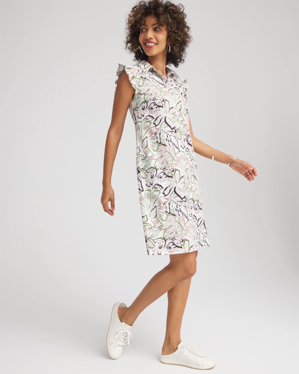 Zenergy® UPF Knit Floral Polo Dress - Chico's