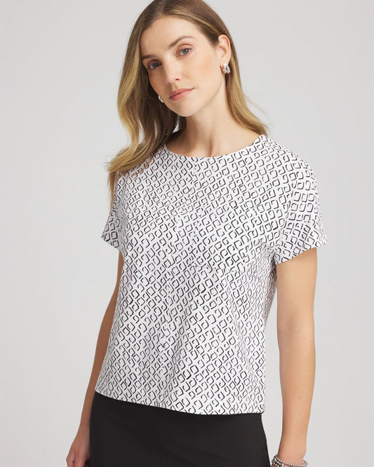 Zenergy® UPF Geo-Print Dolman Top - Chico's