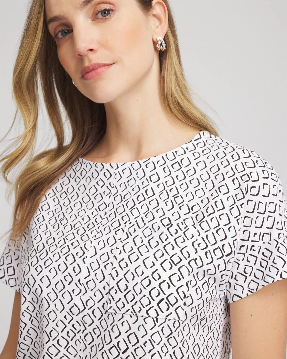Zenergy® UPF Geo-Print Dolman Top - Chico's